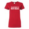 UGP Campus Apparel LS01 - New Mexico Lobos Basic Block Womens T-Shirt - 2X-Large - Red view 1