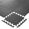 Philosophy Gym Pack of 36 Exercise Flooring Mats - 12 x 12 Inch Foam Rubber Interlocking Puzzle Floor Tiles - Black view 4