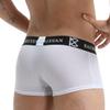 IYUNYI Men's Penis Pouch Front Removable Underpants Padded Boxer (White, m) view 3