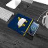 SOAR NCAA Wireless Charging Mouse Pad, West Virginia Mountaineers view 2