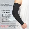 HOPEFORTH 2PCS Padded Elbow Sleeves Compression Arm Protective Support view 2