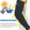 HOPEFORTH 2PCS Padded Elbow Sleeves Compression Arm Protective Support view 3