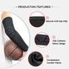 HOPEFORTH 2PCS Padded Elbow Sleeves Compression Arm Protective Support view 4