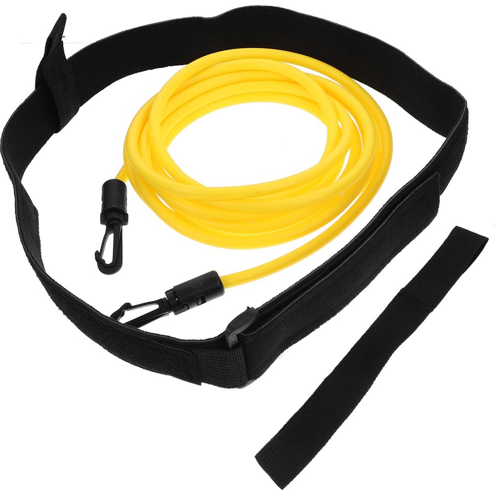 BESPORTBLE 1set Swim Resistance Training Kit Swim Tether and Bands for Stationary Swimming Exercise for Athletes and Beginners No Tools Required Strong and Durable