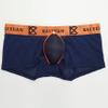 IYUNYI Men's Penis Pouch Front Removable Underpants Padded Boxer (Dark blue, s) view 3