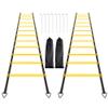 RUBY.Q 2 Pack 12 Rungs Agility Ladder Set, Speed Training Ladder with Steel Stakes and Carry Bag for Soccer, Speed Fitness Feet Training view 1