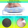 ADBGV 3pcs Unisex Hard Shell Glasses Case, Glasses Protector Case, Sunglasses Cases with Cleaning Cloth, Fixed Non-Slip Cord view 4