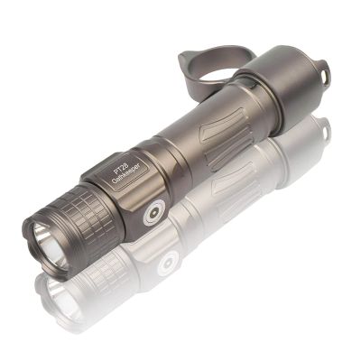 Brinyte PT28 Professional LED Tactical Flashlight 1600 Lumens, Rechargeable IP68 Waterproof Small Pocket Light, 245 Meters Long Throw, Desert Tan