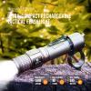 Brinyte PT28 Professional LED Tactical Flashlight 1600 Lumens, Rechargeable IP68 Waterproof Small Pocket Light, 245 Meters Long Throw, Desert Tan view 2