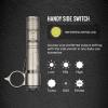 Brinyte PT28 Professional LED Tactical Flashlight 1600 Lumens, Rechargeable IP68 Waterproof Small Pocket Light, 245 Meters Long Throw, Desert Tan view 4