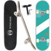 WHOME Skateboards for Adults/Kids Teens/Girl Beginner/Boy - 31"x8" Pro Standard Skateboard Complete 8-ply Alpine Maple Deck ABEC-9 Bearings with T-Tool view 1