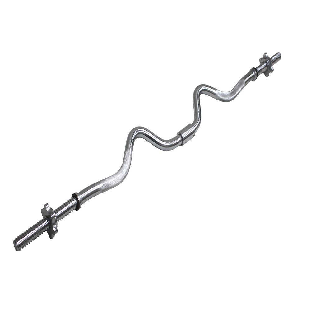 Ader 2-Piece Regular Threaded Super Curl Bar w/Star Collars