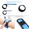 esonstyle 6 PCS Blue LED Light Up Band Slap Bracelets, Night Safety Wrist Band for Cycling Walking Running Concert Camping Outdoor Sports view 4