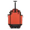 Boombah Rolling Catcher's Superpack Baseball/Softball Gear Bag - 23-1/2" x 13-1/2" x 9-1/2" - Dark Green/Orange - Telescopic Handle - Holds 4 Bats - Wheeled Version view 2