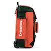Boombah Rolling Catcher's Superpack Baseball/Softball Gear Bag - 23-1/2" x 13-1/2" x 9-1/2" - Dark Green/Orange - Telescopic Handle - Holds 4 Bats - Wheeled Version view 3