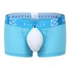 IYUNYI Men's Penis Pouch Front Removable Underpants Padded Boxer (Blue, m) view 1