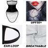 Obacle Bandana Face Mask with Ear Loops Neck Gaiter Face Mask Scarf Face Cover for Men Women (Skull Red Tear Lips Black Nose) view 4