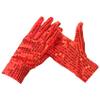 Heymei Women/Men Sequin Glove, 80s or 90s Dress Up Short Sparkle Glove for Glitter Rave Costume Party or Dance L-P-S-T1 (Red Sparkly Gloves) view 4