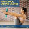 ProBody Pilates Ring Set with 14-Inch Magic Circle Ring, 9-Inch Exercise Ball, 5 Resistance Bands, Pump, Training Guides, & Storage Bag for Core Strength, Balance, Stability Training (Aqua) view 2