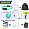 ProBody Pilates Ring Set with 14-Inch Magic Circle Ring, 9-Inch Exercise Ball, 5 Resistance Bands, Pump, Training Guides, & Storage Bag for Core Strength, Balance, Stability Training (Aqua) view 3