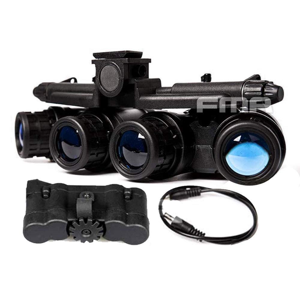 Chestnut-YX FMA Airsoft Hunting Tactical No Function GPNVG 18 Night Vision Goggles Binoculars,Black