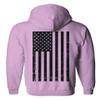 0021. Vintage American Flag United States of America Military us USA Patriotic Style Sweatshirt Pullover Hoodie (Light Purple X-Large) view 3