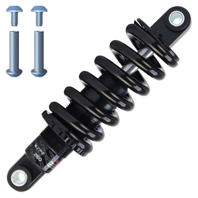 LvTu Mountain Bike Shock Absorber 125mm(5") 150mm(6"), Rear Shock Spring 165mm(6.5") 190mm(7.5") with Bushing (Color : 190mm, Size : 1000 Lbs)