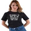 Go All Out 5X-Large Black Adult I'm Unable to Quit As I'm Currently Too Legit Funny T-Shirt view 3