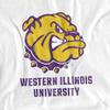 Western Illinois University Official Distressed Primary Unisex Adult T-Shirt, White, 4X-Large view 2