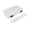 Large Plastic Tackle Box Storage Organizer Box 3700 with adjustable dividers 4 PACK tackle tray view 4