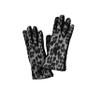 Black Initial Leopard Glove