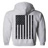 0021. Vintage American Flag United States of America Military us USA Patriotic Style Sweatshirt Pullover Hoodie (White, Small) view 3