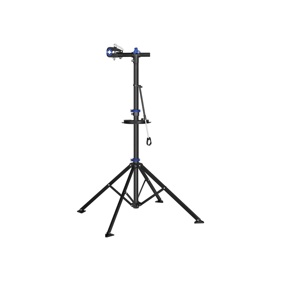 CROSS LAND Bike Repair Stand with Quick Release Bicycle Maintenance Rack Bike Workstand Height Adjustable and Portabl with Tool Tray Extensible Bike Repair Rack for Road & Mountain Bikes