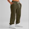 AUTOMET Women's Cinch Bottom Sweatpants Athletic Joggers Lounge Pants with Pockets Army Green L view 4