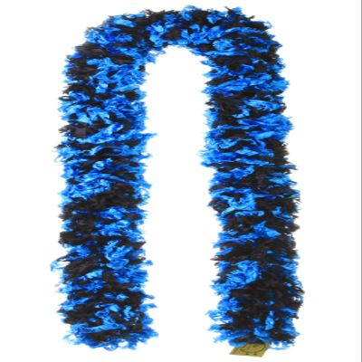 Child Original Featherless Boa - 40 inch (Mavericks Blue and Black)