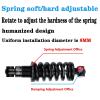 LvTu Shock Absorber 125mm(5") 150mm(6") 165mm(6.5") 190mm(7.5"), Mountain Bike Rear Shock Spring/damping Adjustable 550 Lbs/650 Lbs (Size : Eye to Eye 165mm) view 4