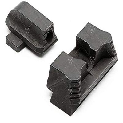 Strike Industries Iron Sights for SIG Sauer P320, Standard Height, Black, One SI-P320-SIGHTS-STN