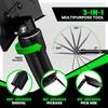 Rhino USA Survival Shovel w/Pick - Heavy Duty Carbon Steel Military Style Entrenching Tool for Off Road, Camping, Gardening, Beach, Digging Dirt, Sand, Mud & Snow. (Recovery Shovel) view 3