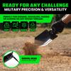 Rhino USA Survival Shovel w/Pick - Heavy Duty Carbon Steel Military Style Entrenching Tool for Off Road, Camping, Gardening, Beach, Digging Dirt, Sand, Mud & Snow. (Recovery Shovel) view 4
