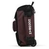 Boombah Rolling Catcher's Superpack Baseball/Softball Gear Bag - 23-1/2" x 13-1/2" x 9-1/2" - Black/Maroon - Telescopic Handle - Holds 4 Bats - Wheeled Version view 4