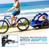Bike Trailer Hitch Connector Universal Bicycle Hitch Adapter Attachment for Cargo Pet Bicycle Black Quick Release view 4