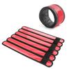 esonstyle 6 PCS Red LED Light Up Band Slap Bracelets, Night Safety Wrist Band for Cycling Walking Running Concert Camping Outdoor Sports view 2