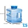 MNSSRN Outdoor Car-Mounted Water Storage Bucket, Drinking Car-Mounted Plastic PC-Packed Mineral Pure Water Tank, Portable Bucket, for Camping, Hiking, Hunting and Self-Driving Tours,7.5L view 2