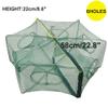 1/2 Pcs Fishing Bait Trap Foldable Crab Crayfish Fish Minnow Crawdad Shrimp Net Cast Portable view 2