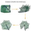 1/2 Pcs Fishing Bait Trap Foldable Crab Crayfish Fish Minnow Crawdad Shrimp Net Cast Portable view 3