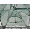 1/2 Pcs Fishing Bait Trap Foldable Crab Crayfish Fish Minnow Crawdad Shrimp Net Cast Portable view 4