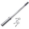 Kendal Olympic Barbell Bar Weight Bar with Two Spring Collars, Solid Iron Workout Barbell Weight Straight Weightlifting Bar for Home Fitness Exercise Equipment (6 FEET) view 1