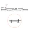 Kendal Olympic Barbell Bar Weight Bar with Two Spring Collars, Solid Iron Workout Barbell Weight Straight Weightlifting Bar for Home Fitness Exercise Equipment (6 FEET) view 4