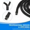 Amarine Made Boat Dock Lines, 4pcs 1/2' X 35' Nylon, Black, 12' Eyelet, 968lbs Working Load, 4840lbs Strength, for Boat Activities view 4