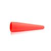 Brinyte BTW18 Red Silicone Traffic Wand Foldable for LED Flashlight view 1